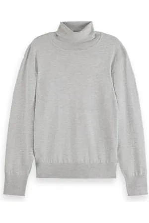 Scotch&Soda Core Roll Neck luźny sweter, , L