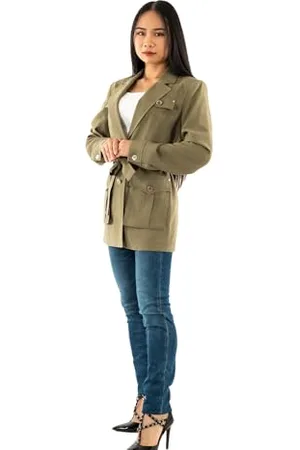 Morgan Damska kurtka saharyjska w kolorze khaki rozmiar 44, , 42