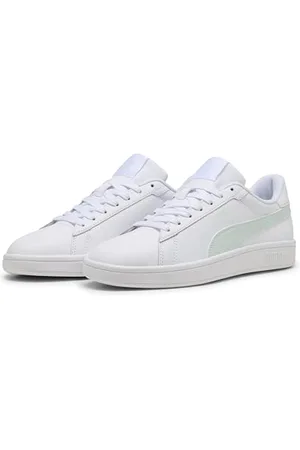 PUMA Unisex Smash 3.0 L Sneaker, biało-niebieski (Peaceful Blue), 40 EU, Biały spokojny niebieski, 41 EU