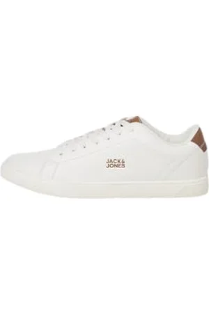 JACK & JONES Męskie buty sportowe Jfwbosley Pu Noos, białe, 45 EU, , 45 EU