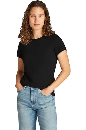 Calvin Klein CK JEANS Damska koszulka z logo J20J225540, czarna (Ck Black), XXS, , XXS