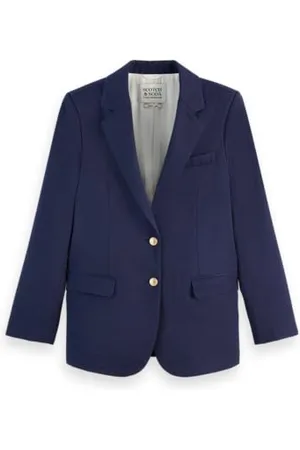 Scotch&Soda Boyfriend Gabardyna Twill Blazer, , XL