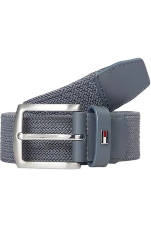 Tommy Hilfiger Męski elastyczny pleciony pasek Denton 3,5 cm, , 115