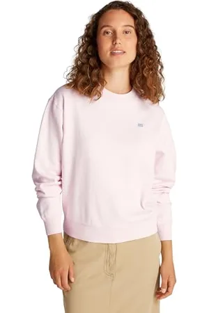 Tommy Hilfiger Damska bluza REG CONTRAST FLAG WW0WW45980, różowa, XS, , XS