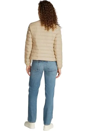 Tommy Hilfiger Damska kurtka UL DOWN MOCK NK WW0WW45500, khaki, XL, , XL