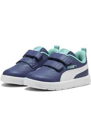 PUMA Unisex Baby Courtflex V3 V Inf Sneaker, Niebieski kryształ biały wodny, 23 EU