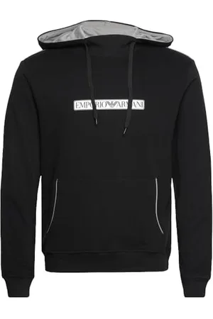 Emporio Armani Męska bluza z kapturem szczotkowana Terry, , S