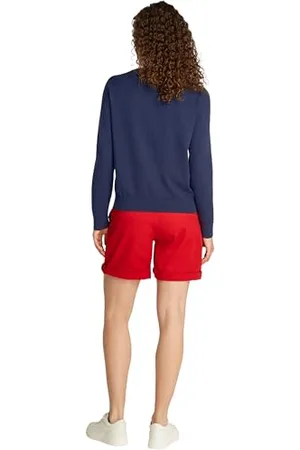 Tommy Hilfiger Damska koszulka CO JERSEY STITCH CARDIGAN WW0WW42370, niebieski, XXL, , XXL