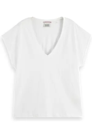 Scotch&Soda Koszulka Core Slub V-Neck, , S