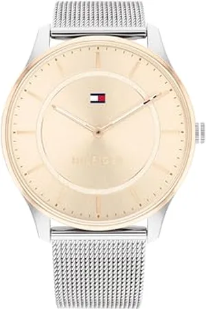Tommy Hilfiger Damski analogowy zegarek kwarcowy z paskiem ze stali nierdzewnej 1782530