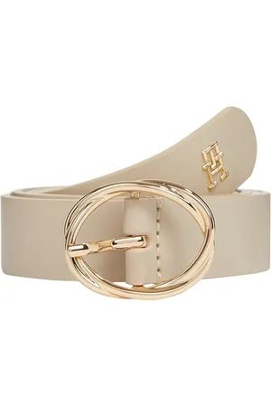 Tommy Hilfiger Damski regulowany pasek TH CHIC 2.5 AW0AW17251, BEŻOWY (trzcina cukrowa), 95, , 95