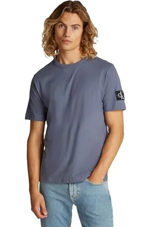 Calvin Klein CK JEANS Męska BADGE REGULAR TEE J30J323484, szara (Grisaille), S, , S