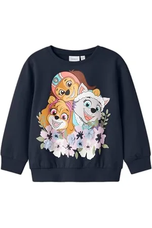 NAME IT Dziewczęce Nmfjura Psi Nreg Sweat Unb Cplg, , 104
