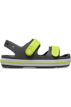 Crocs Crocband Cruiser sandały dziecięce, uniseks, Slate Grey Acidity, 32/33 EU