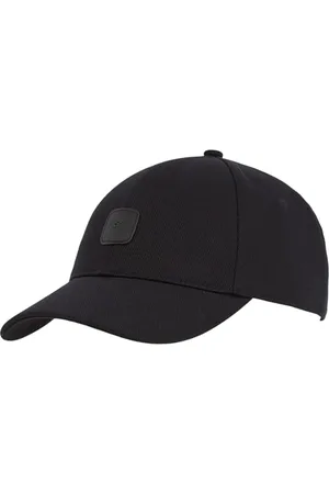 Calvin Klein JEANS Damskie MONO SKÓRZANE CZAPKA TWILL CAP LV04K5052G, czarny, jeden rozmiar, , Rozmiar uniwersalny