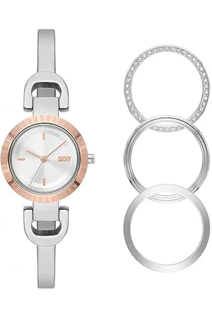 DKNY City Link zegarek dla kobiet, mechanizm kwarcowy z paskiem ze stali szlachetnej, skóry lub silikonu, ,26MM