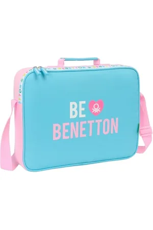 Safta BENETTON UNIQUE torba szkolna, teczka, torba na ramię, wygodny i wszechstronny, jakość i wytrzymałość, 38 x 6 x 28 cm, , M, Casual