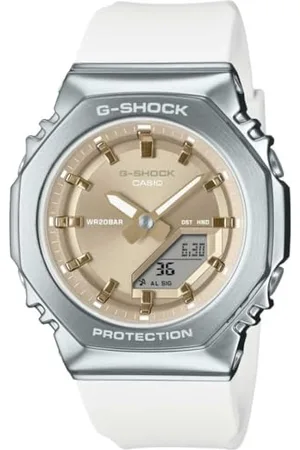 Casio Mieszany analogowy zegarek kwarcowy z paskiem GM-S2110-7A9ER