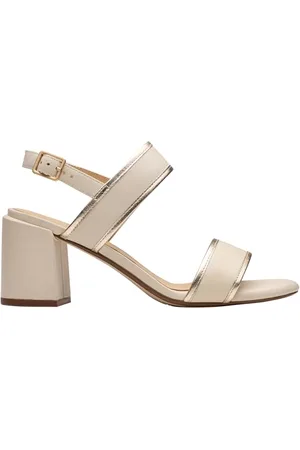 Clarks Premium Damskie sandały Ezoria Sling Sandal, kremowe Multi, 3 UK, , 36 EU