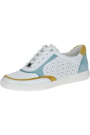 Caprice Damskie buty sportowe 9-23708-44, białe wielokolorowe, 37 EU, , 37 eu