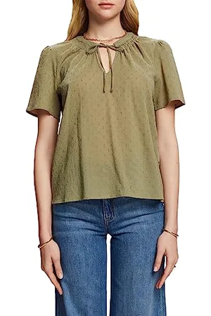 ESPRIT Damska bluzka 063EE1F303, 345/LIGHT Khaki, XXS, , XXS