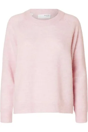 SELECTED Damski sweter z dzianiny z długim rękawem, , XL