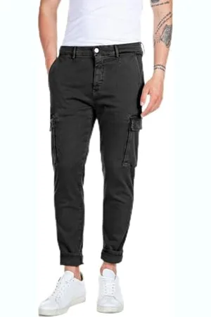 Replay Męskie dżinsy typu slim fit Cargo Jaan Hypercargo Colour, , 36W / 34L