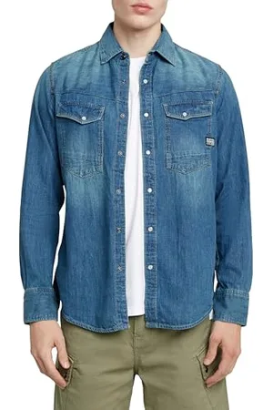 G-Star RAW Męskie koszule Slim Denim, , M