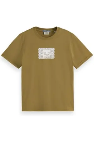 Scotch&Soda Chest Artwork Regular T-Shirt, , L