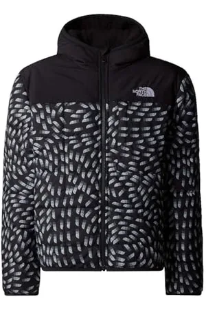 The North Face Chłopcy Reversible Shasta Hooded Kurtka z pełnym zamkiem błyskawicznym Black Vector Field 140