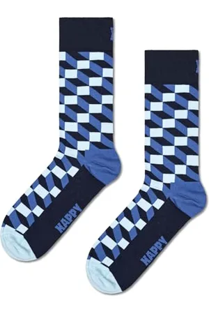 Happy Socks Kolorowe i zabawne skarpetki Filled Optic Sock Rozmiar 41-46