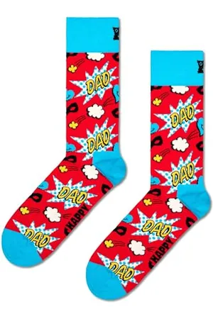 Happy Socks Męskie skarpety Dad, wielokolorowe (Multicolour 400), 7/10 (rozmiar producenta: 41-46)