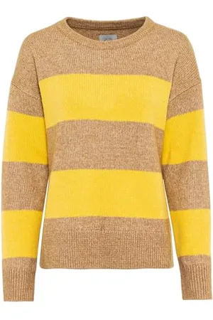 Camel Active Damski sweter z dzianiny z okrągłym dekoltem, , XS