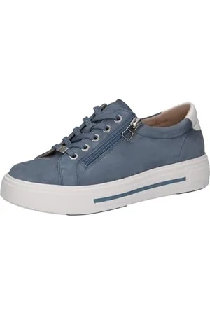 Caprice Damskie buty sportowe 9-23351-43, LT.Blue Suede, 37,5 EU, , 37.5 EU