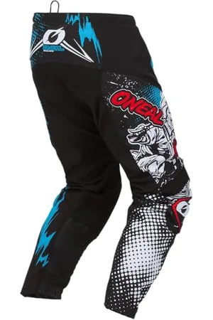 Oneal | Spodnie motocrossowe | Enduro Motocross | wyjątkowa swoboda ruchów, pełna podszewka, gumowa wyściółka dla dodatkowej ochrony | Spodnie Element Villain | Dorośli | Białe | Rozmiar 22