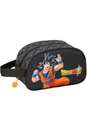 Safta DRAGON BALL COMBAT - średnia kosmetyczka dla dzieci z uchwytem, kosmetyczka dla dzieci, możliwość dostosowania do samochodu, łatwe czyszczenie, wygodna i wszechstronna, jakość i wytrzymałość, 26
