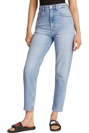 Tommy Hilfiger Kobiety MOM JEAN UH TPR BI0112 Tapered, Denim, 27W/30L, , 27W / 30L