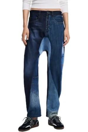 Desigual Denim_HERITA, 5053 Denim Medium Wash, 44, , 42