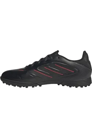 adidas Uniseks - dzieci COPA PURE III LEAGUE Turf Football boots Kids, Core Black/Carbon/Lucid Red, 34 EU
