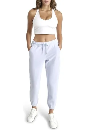 DKNY Keans Damskie Casual Mid Rise Logo Joggers Bluzy Jogging, Rain, M Kobiety, , M