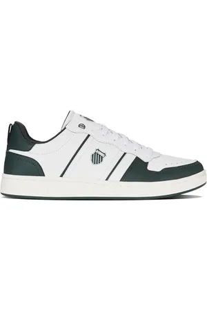 K-Swiss Męskie buty sportowe Lozan Match LTH, WHT/GRN GBLS/SNWWHT, 46 EU, , 46 EU