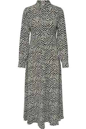 ONLY Onlhelen Life L/S V-Neck Maxi Dress PTM, , L