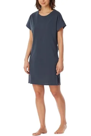 Schiesser Damska koszula nocna z krótkim rękawem, casual Nightwear , 46, , 46