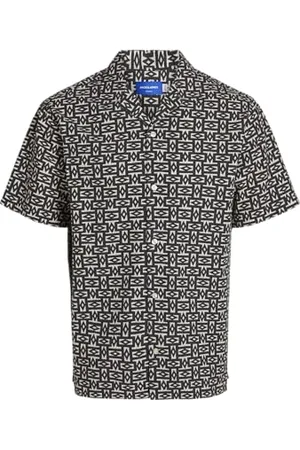 JACK & JONES JORLUKE Seersucker Resort Shirt SS LN, , M