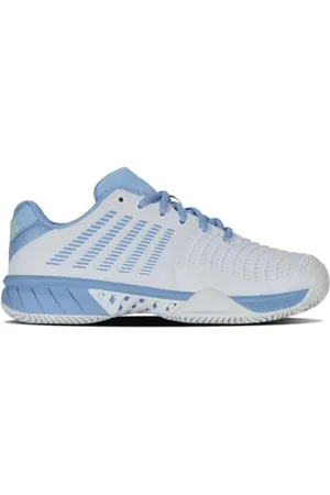 K-Swiss Damskie buty do tenisa Express Light 3, WHT/Dutch Canal/Green, 40 EU, , 40 EU