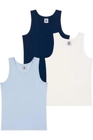 Petit Bateau Podkoszulek chłopięcy (3 sztuki), , 6 lat
