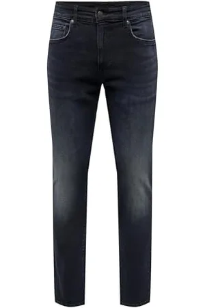 Only & Sons Onsloom Slim B. Black 6921 Mat DNM Noos, , 38W / 34L