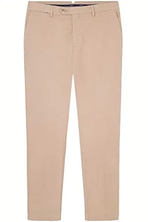 Hackett Męskie spodnie C Chino Sanderson, beżowe (owat), 40 W/32 L, , 40W / 32L