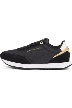 Tommy Hilfiger Damskie trampki Essential Runner FW0FW08332, czarne, 40 EU, , 41 EU