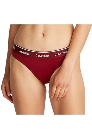 Calvin Klein Damskie bikini KW0KW02428 majtki, fioletowe (śliwkowa glazura), XS, , XS